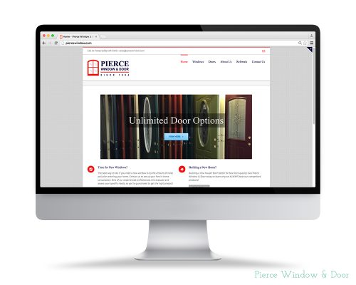 Pierce Window & Door Website Design