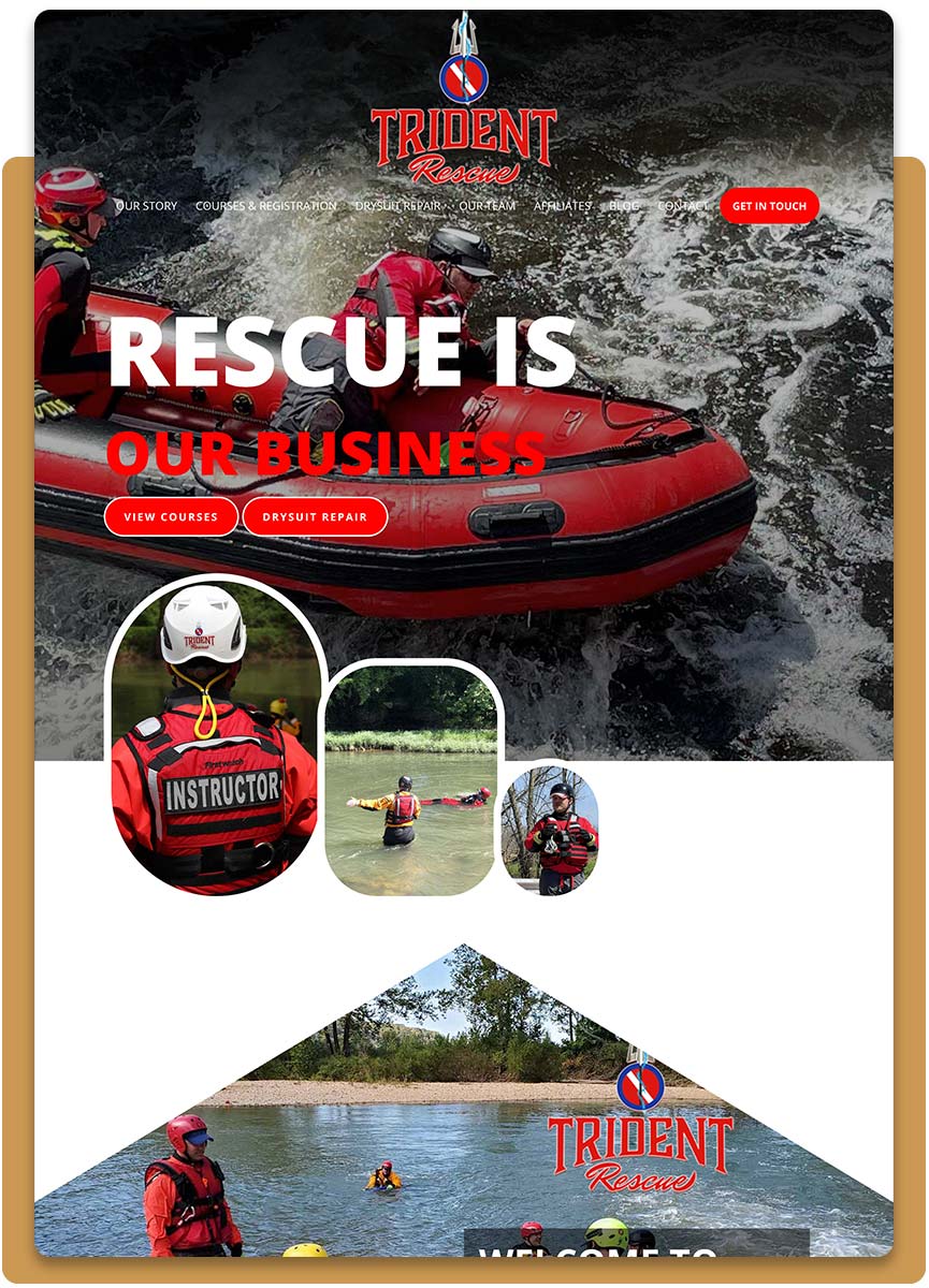 Trident Rescue Website